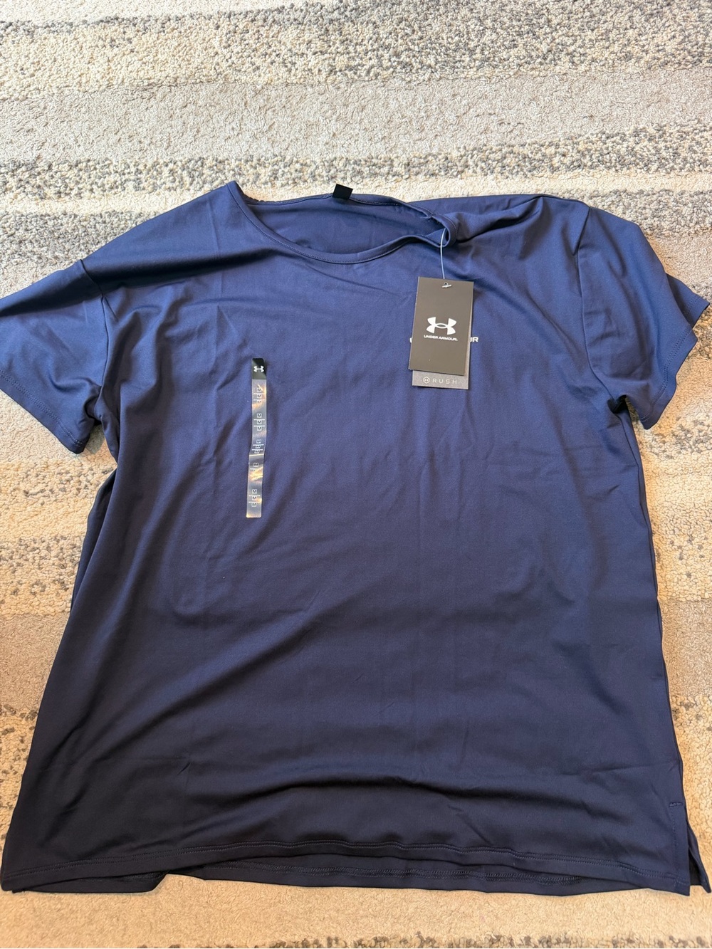 Under Armour Navy Performance Tee 2.0 vanish energy